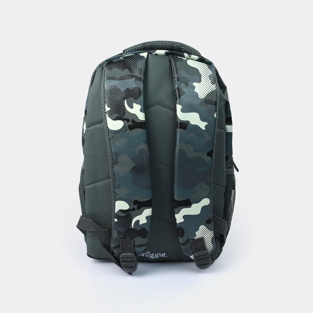SMGL Shark Attack Camo Grey Classic School Backpack
