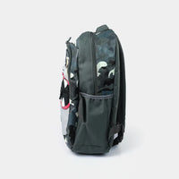 SMGL Shark Attack Camo Grey Classic School Backpack