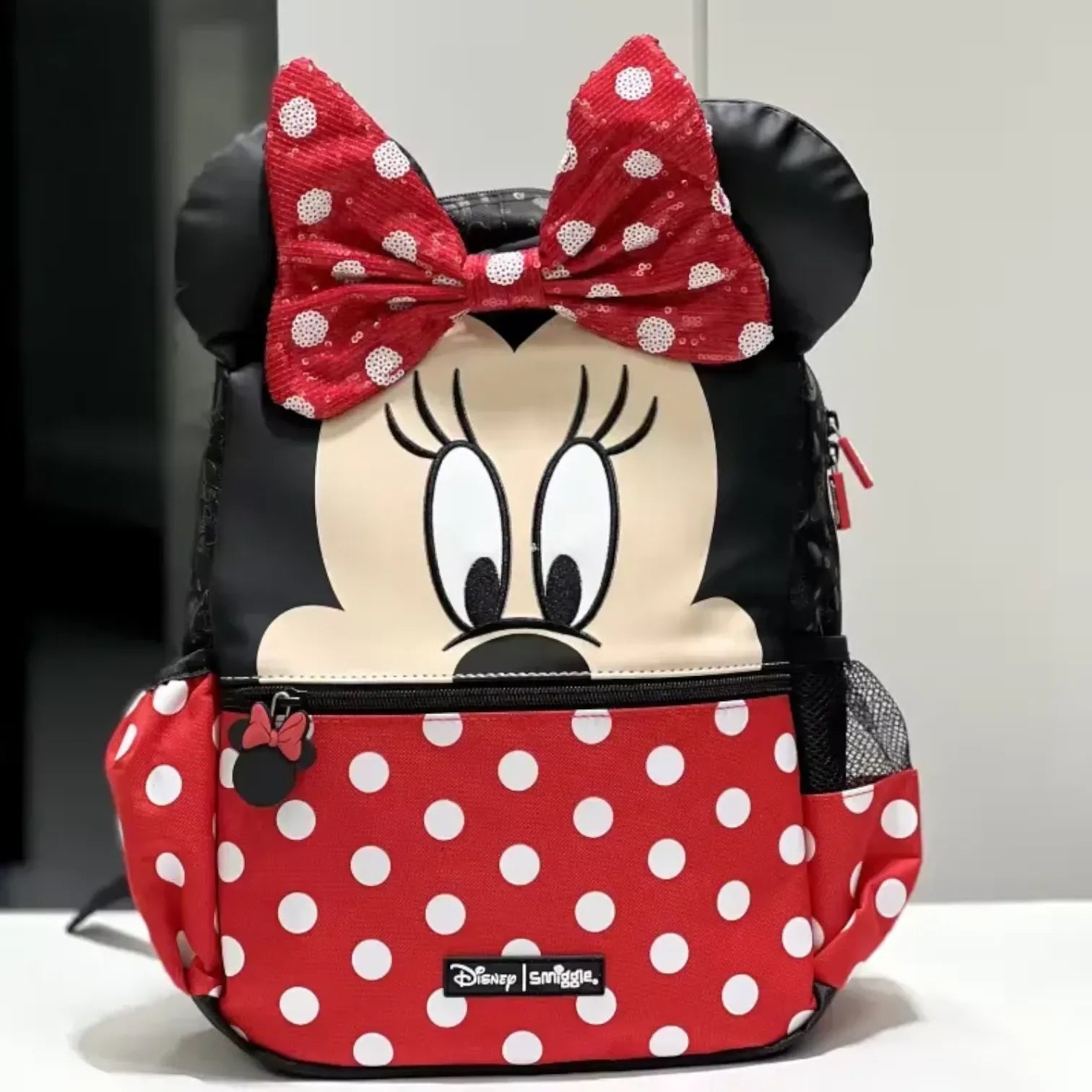 SMGL Minnie Mouse Red Sequin School Backpack