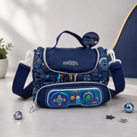 SMGL Game Controller Blue Circuit Insulated Lunch Bag