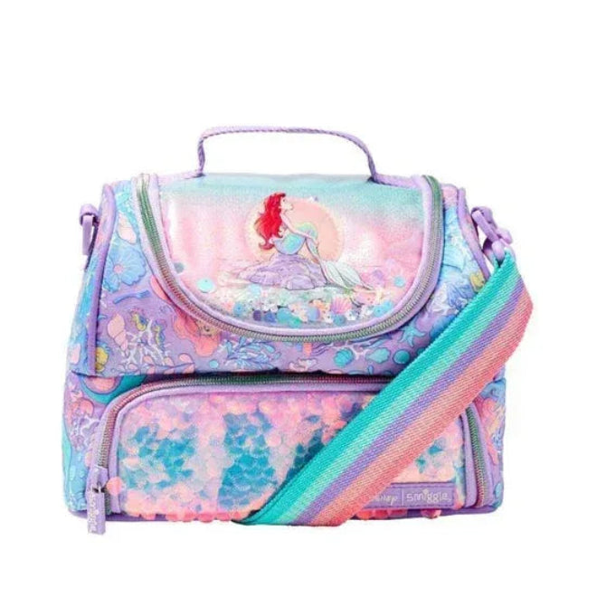 SMGL Ariel Little Mermaid Reversible Sequin Insulated Lunch Bag