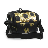 SMGL Gold Football Quilted Double Decker Insulated Lunch Bag