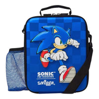SMGL Sonic the Hedgehog Blue Checkered Insulated Lunch Bag