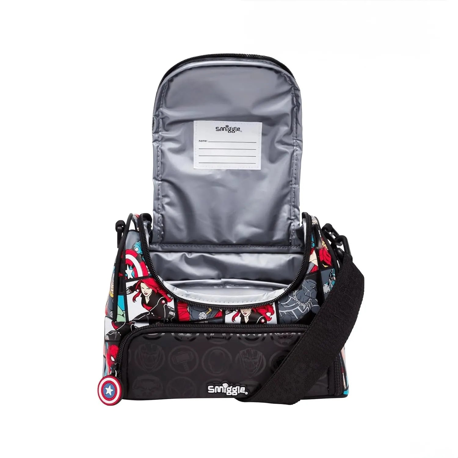 SMGL Avengers Superhero Double Decker Insulated Lunch Bag