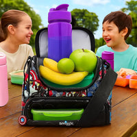 SMGL Avengers Superhero Double Decker Insulated Lunch Bag