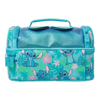 SMGL Stitch Tropical Aqua Double Decker Insulated Lunch Bag