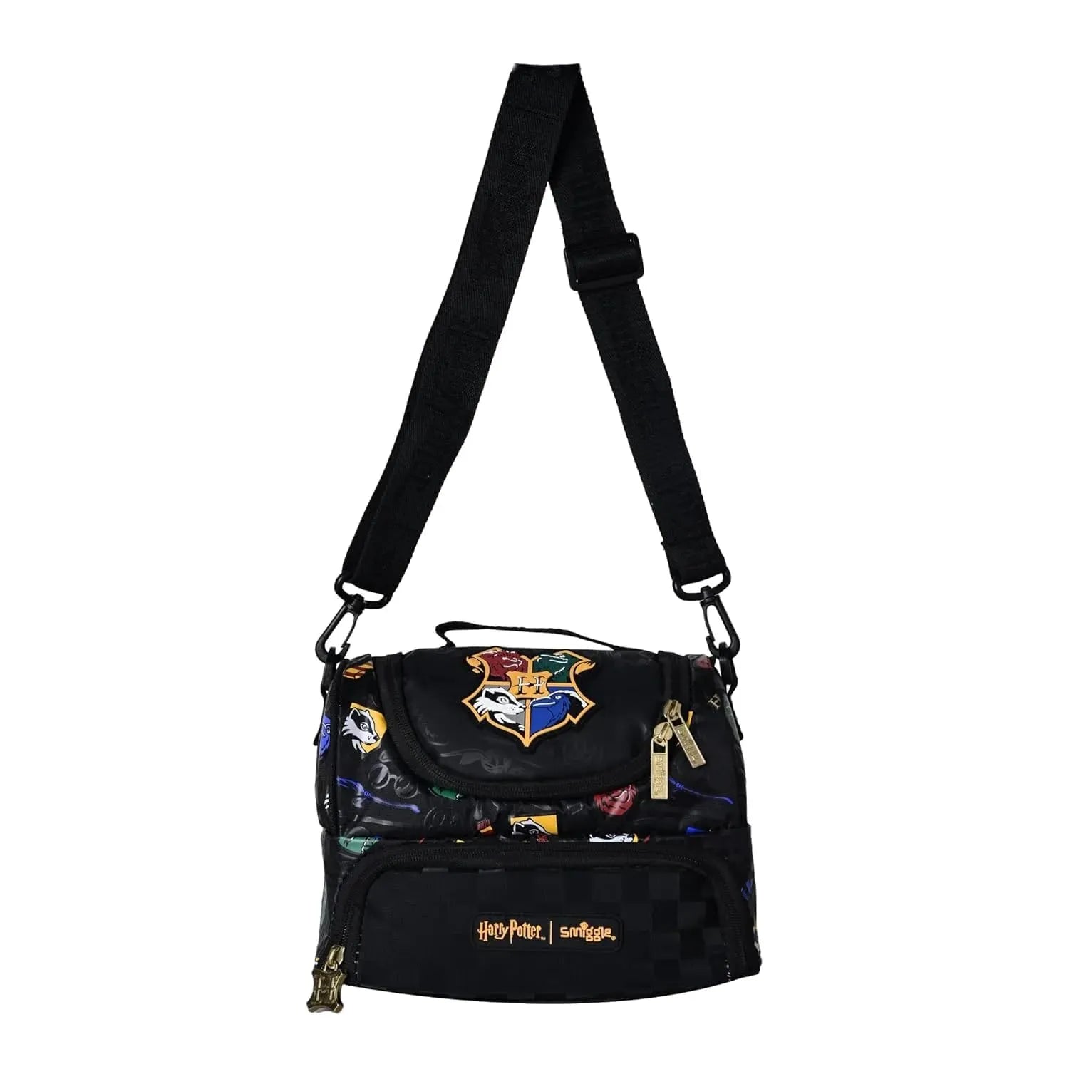 SMGL Harry Potter Hogwarts House Crest Double Decker Lunch Bag