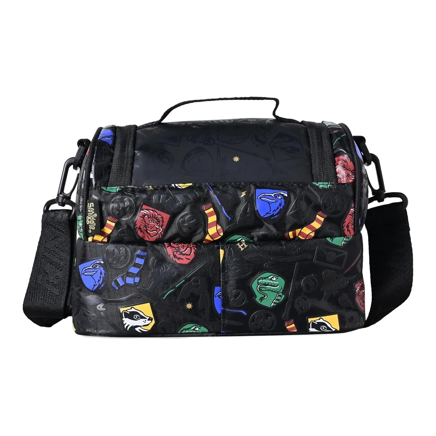 SMGL Harry Potter Hogwarts House Crest Double Decker Lunch Bag