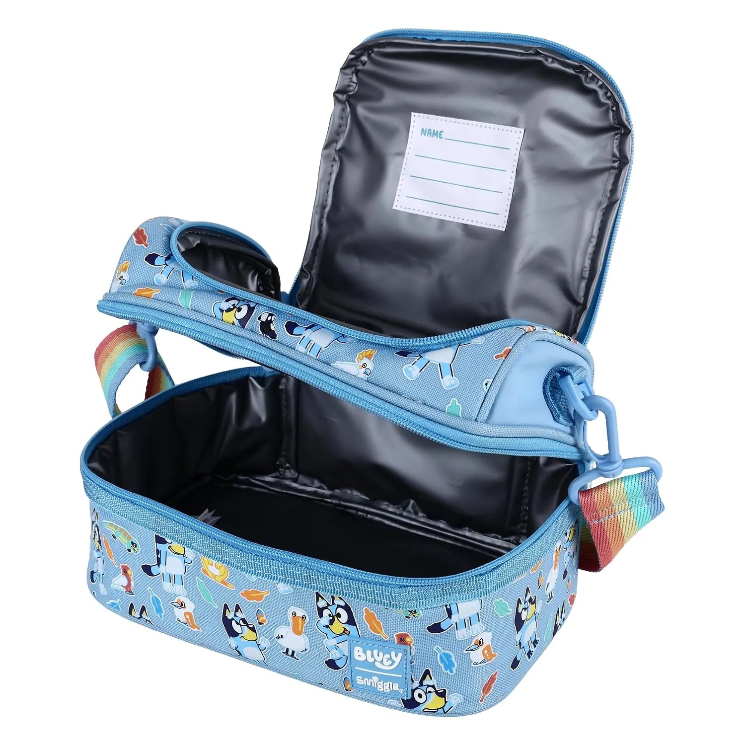 SMGL Bluey Tropical Bushland Double Decker Insulated Lunch Bag