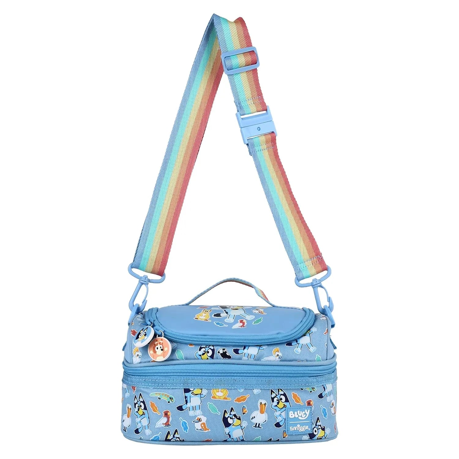 SMGL Bluey Tropical Bushland Double Decker Insulated Lunch Bag