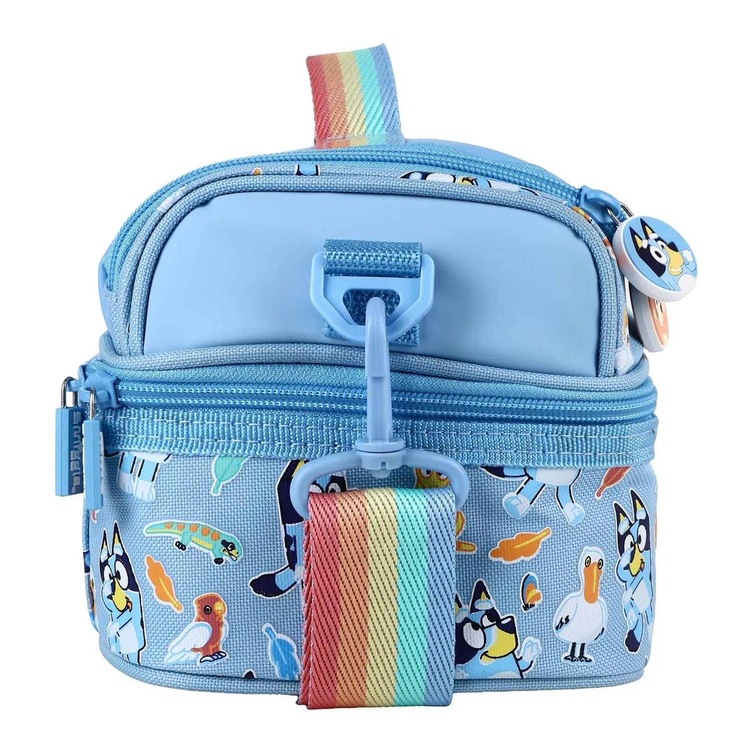 SMGL Bluey Tropical Bushland Double Decker Insulated Lunch Bag