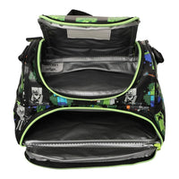 SMGL Minecraft Creeper Pixel Double Decker Insulated Lunch Bag