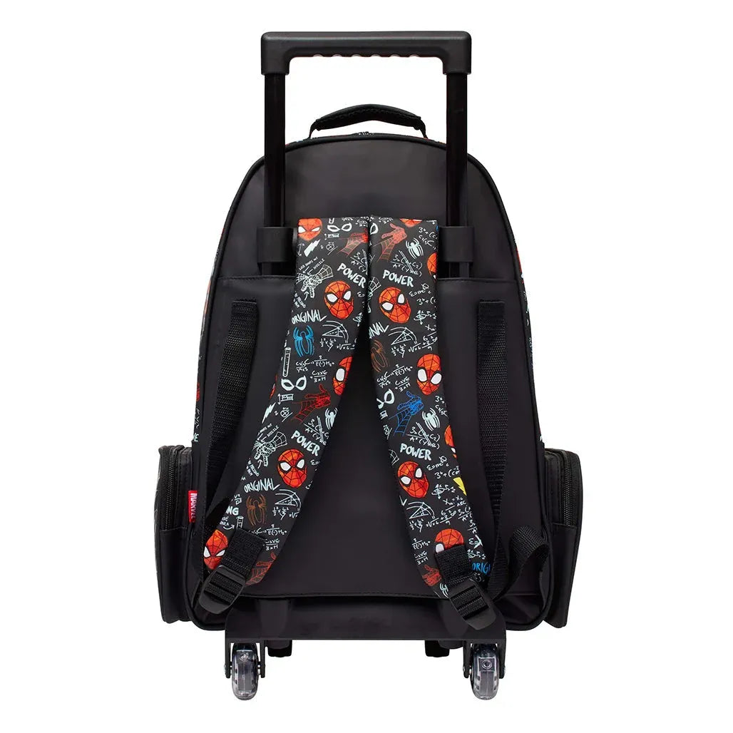 SMGL Marvel Spider-Man Wheeled Trolley Backpack