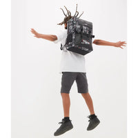SMGL Motorsport Car Black Buckle Flap School Backpack