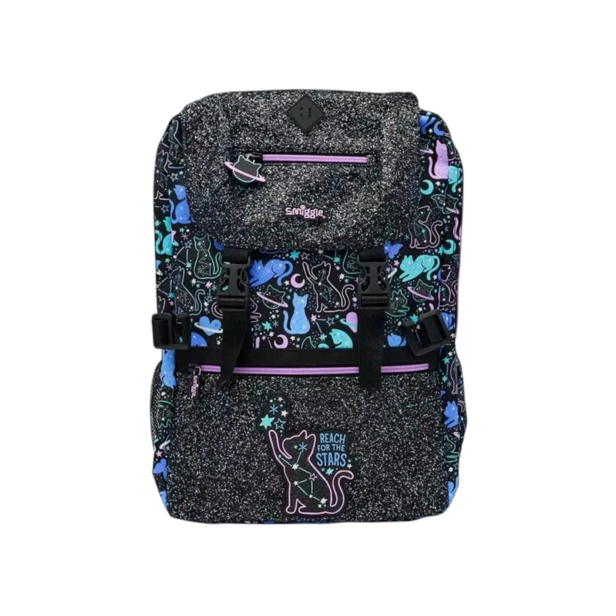 SMGL Cosmic Cat Reach For The Stars Backpack