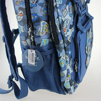SMGL Game Controller Blue Buckle Flap School Backpack