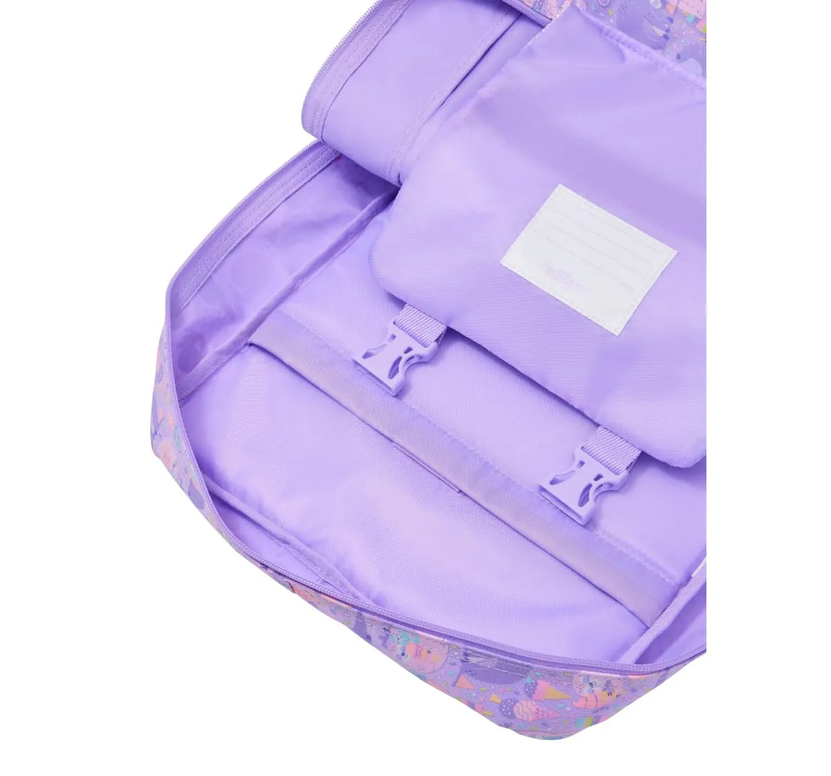 SMGL Sloth Sweet Treat Glitter Buckle Flap Backpack