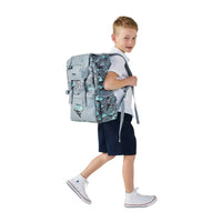 SMGL Shark Attack Buckle Flap School Backpack