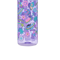 SMGL Good Vibes Purple Flip Top Water Bottle (650 ml)