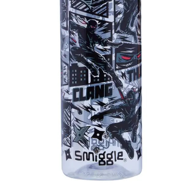SMGL Ninja Clang Flip Top Drink Water Bottle (650 ml)