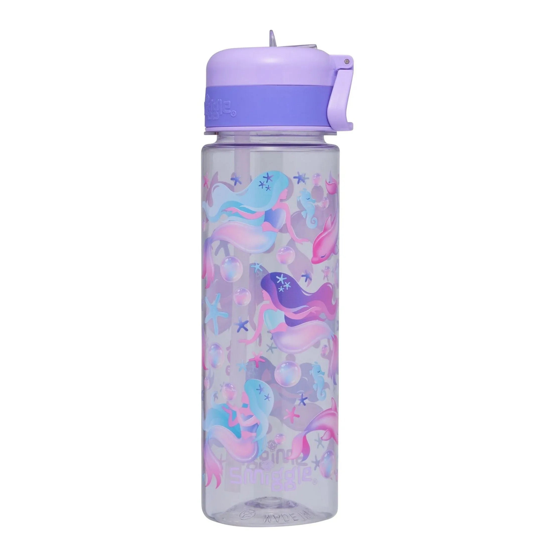 SMGL Moonlight Mermaid Flip Top Water Bottle (650 ml)