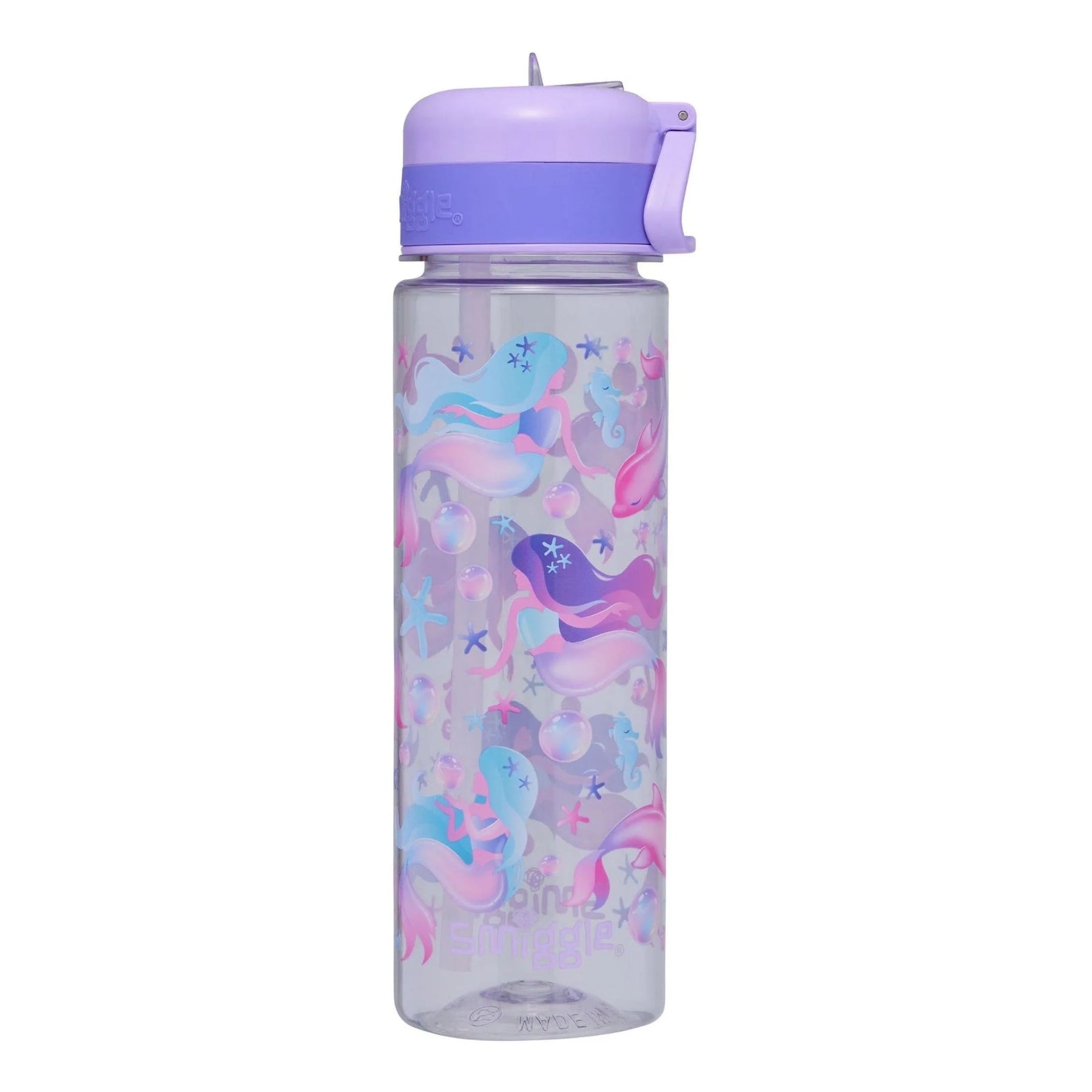 SMGL Moonlight Mermaid Flip Top Water Bottle (650 ml)