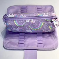 SMGL Flying Rainbow Unicorn Double Layer Pencil Case