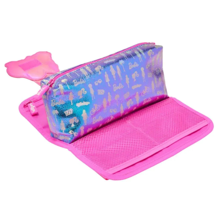 Barbie x SMGL Pink Iridescent Double Layer Pencil Case