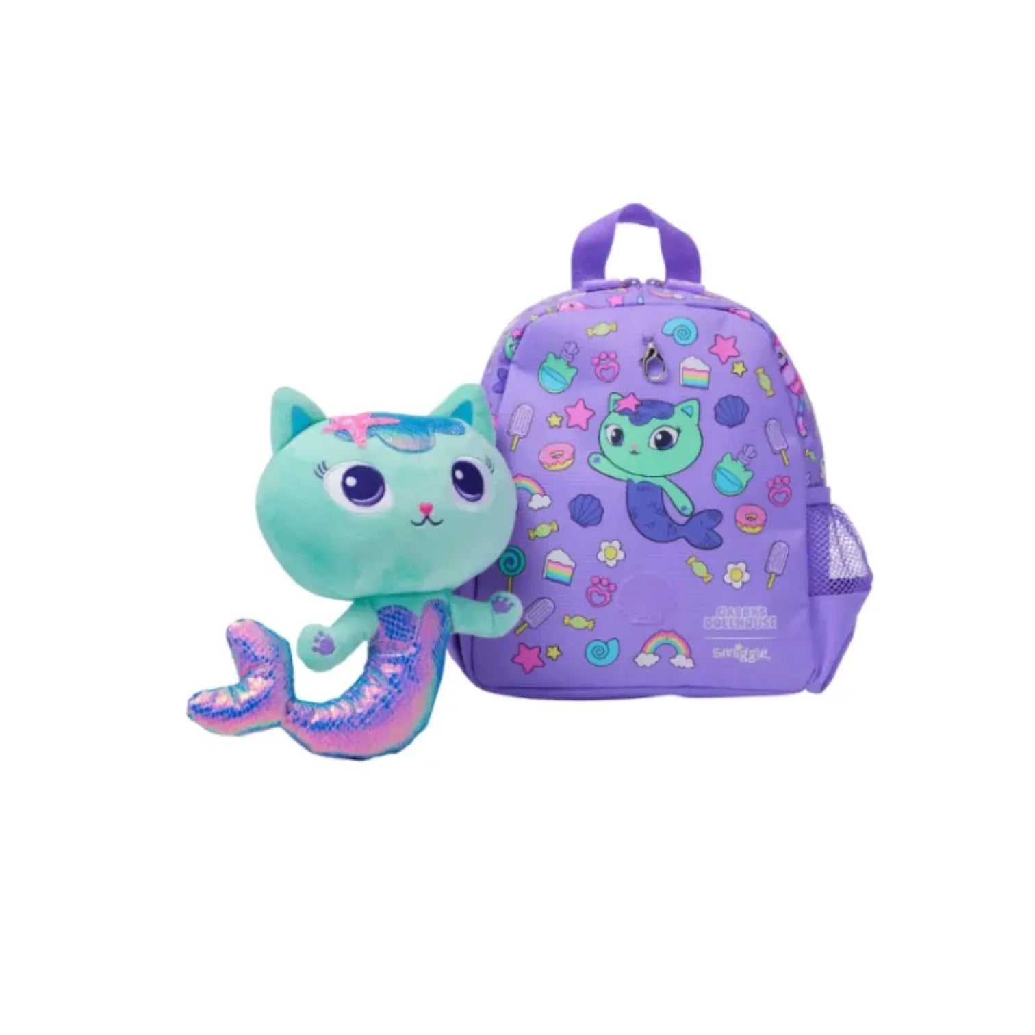 SMGL Gabby's Dollhouse MerCat Teeny Tiny Junior Backpack