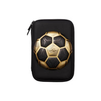 SMGL Football Gold Black Hardtop Pencil Case