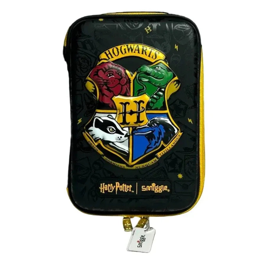 SMGL Hogwarts Crest Black Hardtop Pencil Case