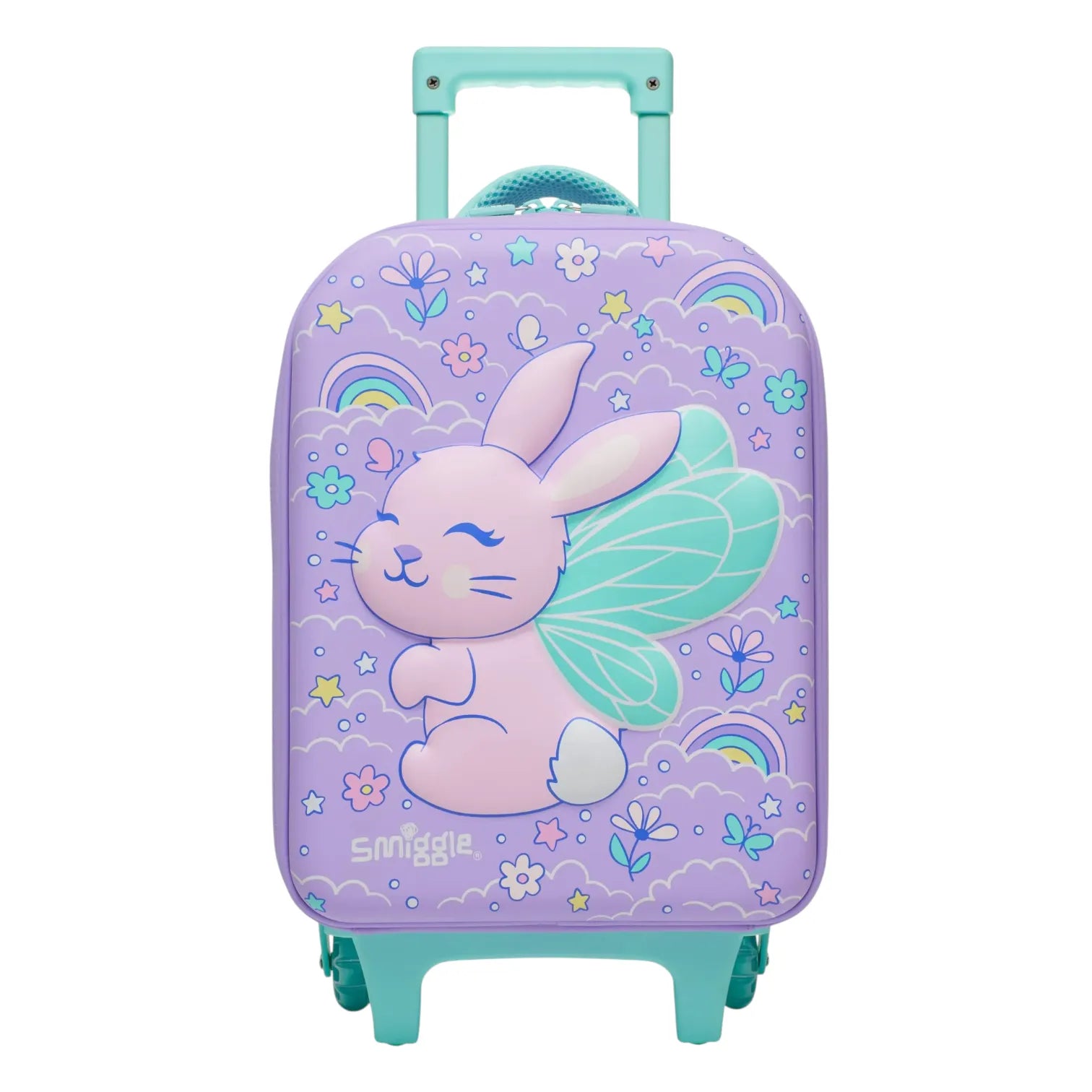 SMGL Fairy Bunny Lavender Junior Hardtop Trolley Bag