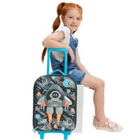 SMGL Astronaut Rocket Junior Hardtop Trolley Bag