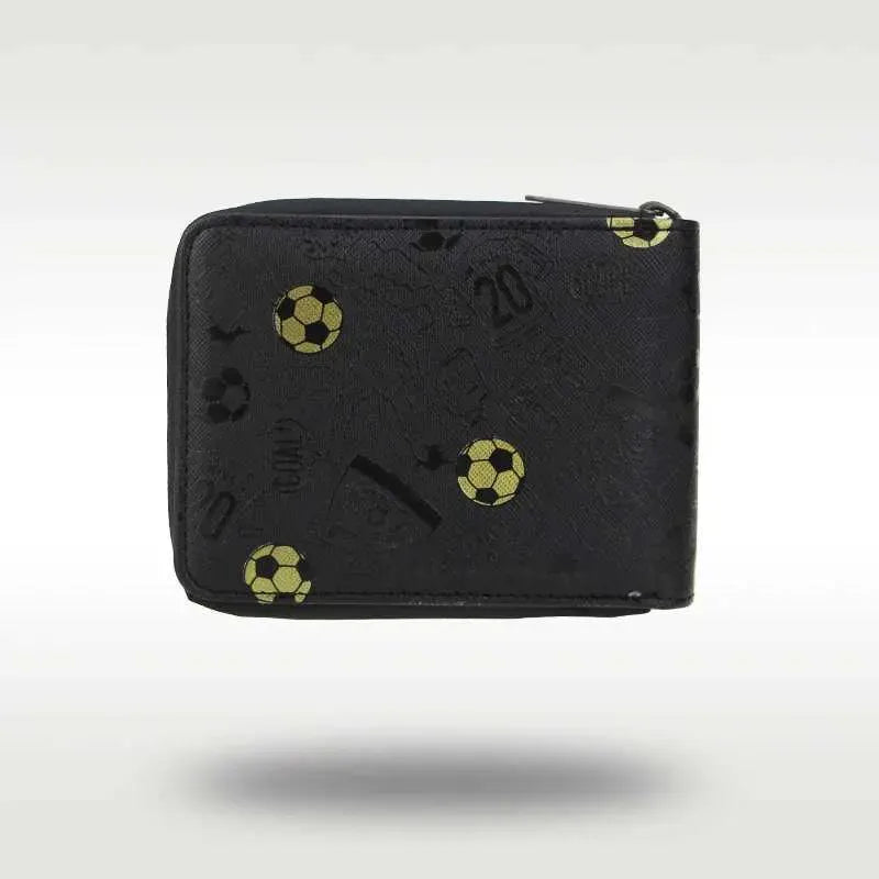 SMGL Football Gold Black Compact Zip Wallet