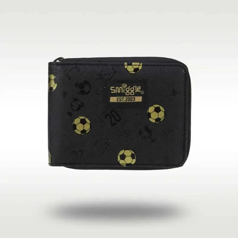SMGL Football Gold Black Compact Zip Wallet