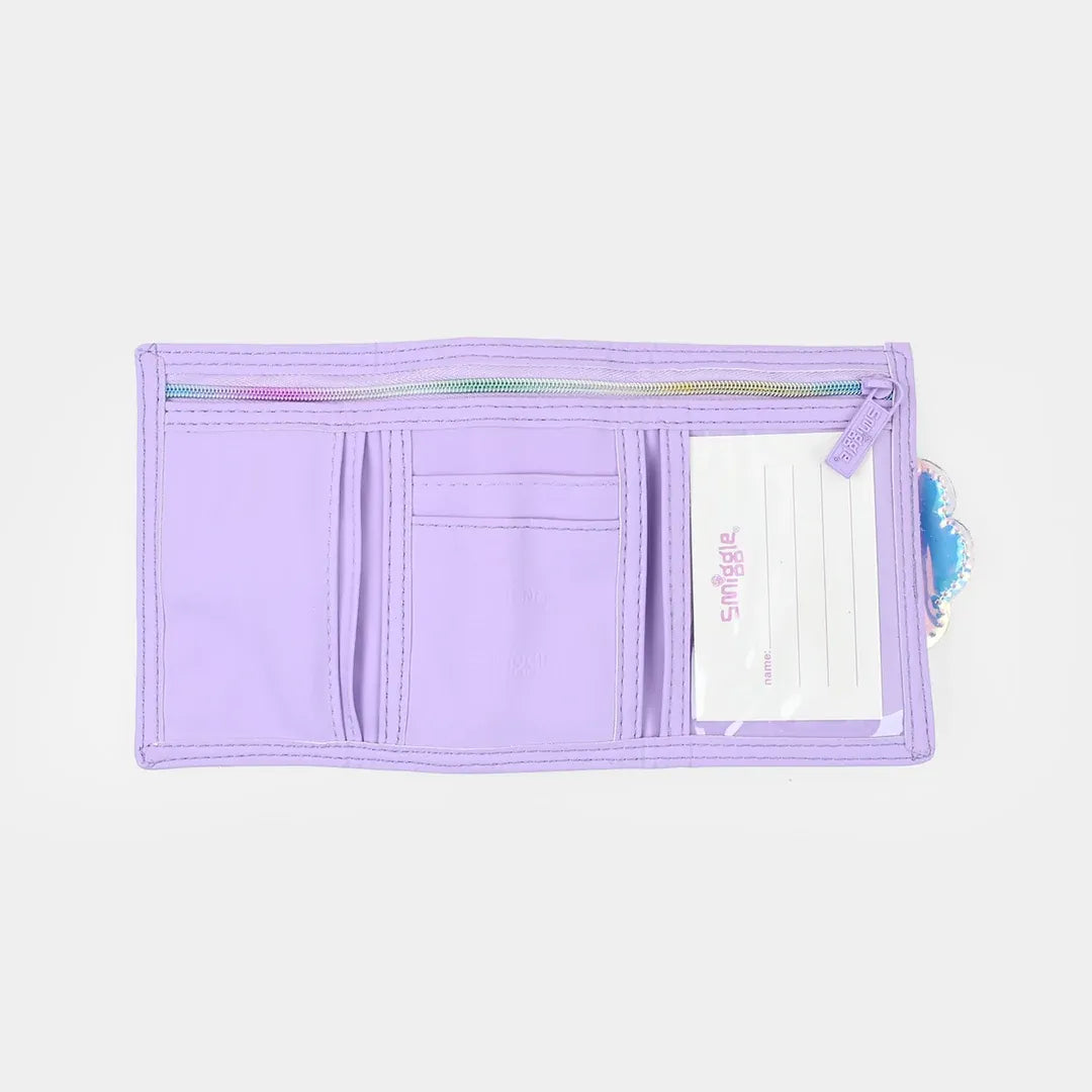 SMGL Little Mermaid Ariel Sequin Shell Tri-Fold Wallet
