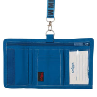 SMGL Mickey Mouse Blue Tri-Fold Lanyard Wallet
