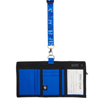 SMGL Sonic the Hedgehog Blue Tri-Fold Lanyard Wallet