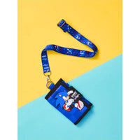 SMGL Sonic the Hedgehog Blue Tri-Fold Lanyard Wallet