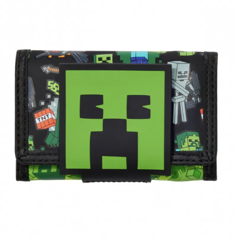 SMGL Minecraft Creeper Tri-Fold Wallet