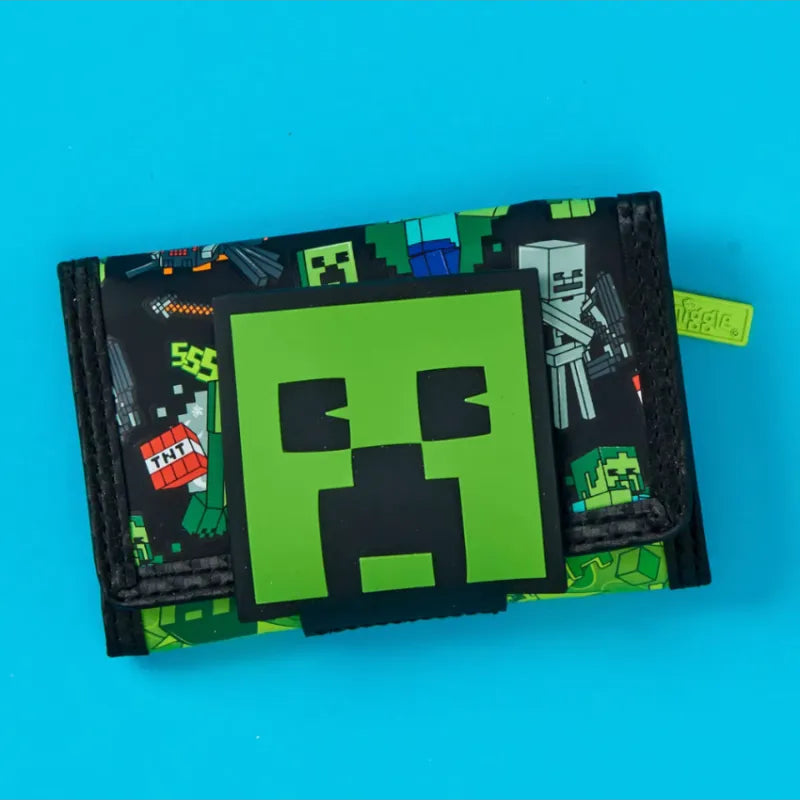 SMGL Minecraft Creeper Tri-Fold Wallet