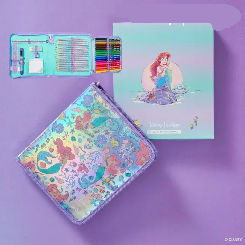 SMGL Little Mermaid Ariel Iridescent Stationery Gift Pack