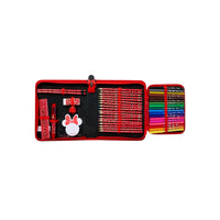 SMGL Minnie Mouse Black Glitter Hardtop Stationery Gift Pack