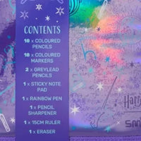 SMGL Harry Potter Purple Holographic Hardtop Stationery Gift Pack