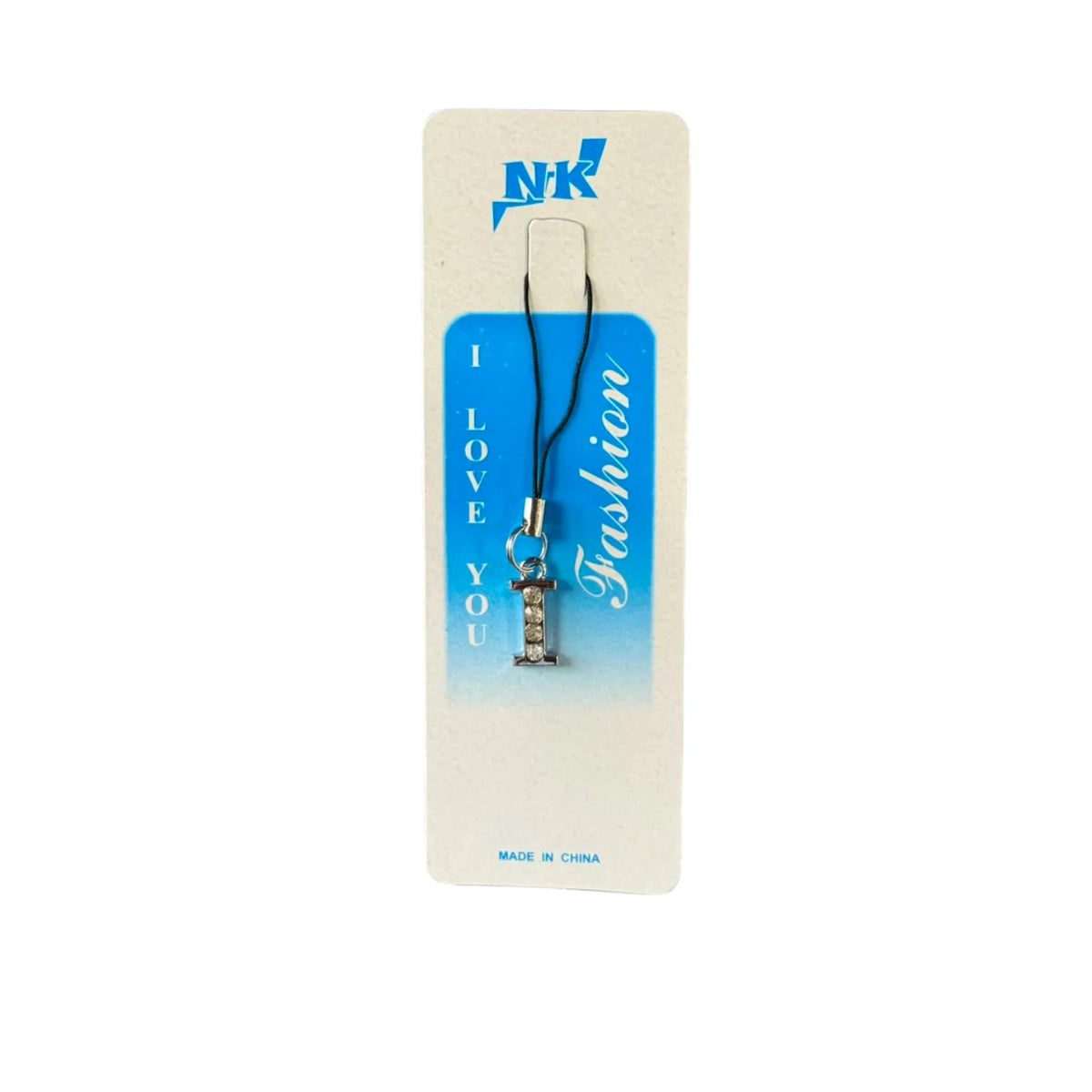 Sparkling Rhinestone Alphabet Initial Keychain