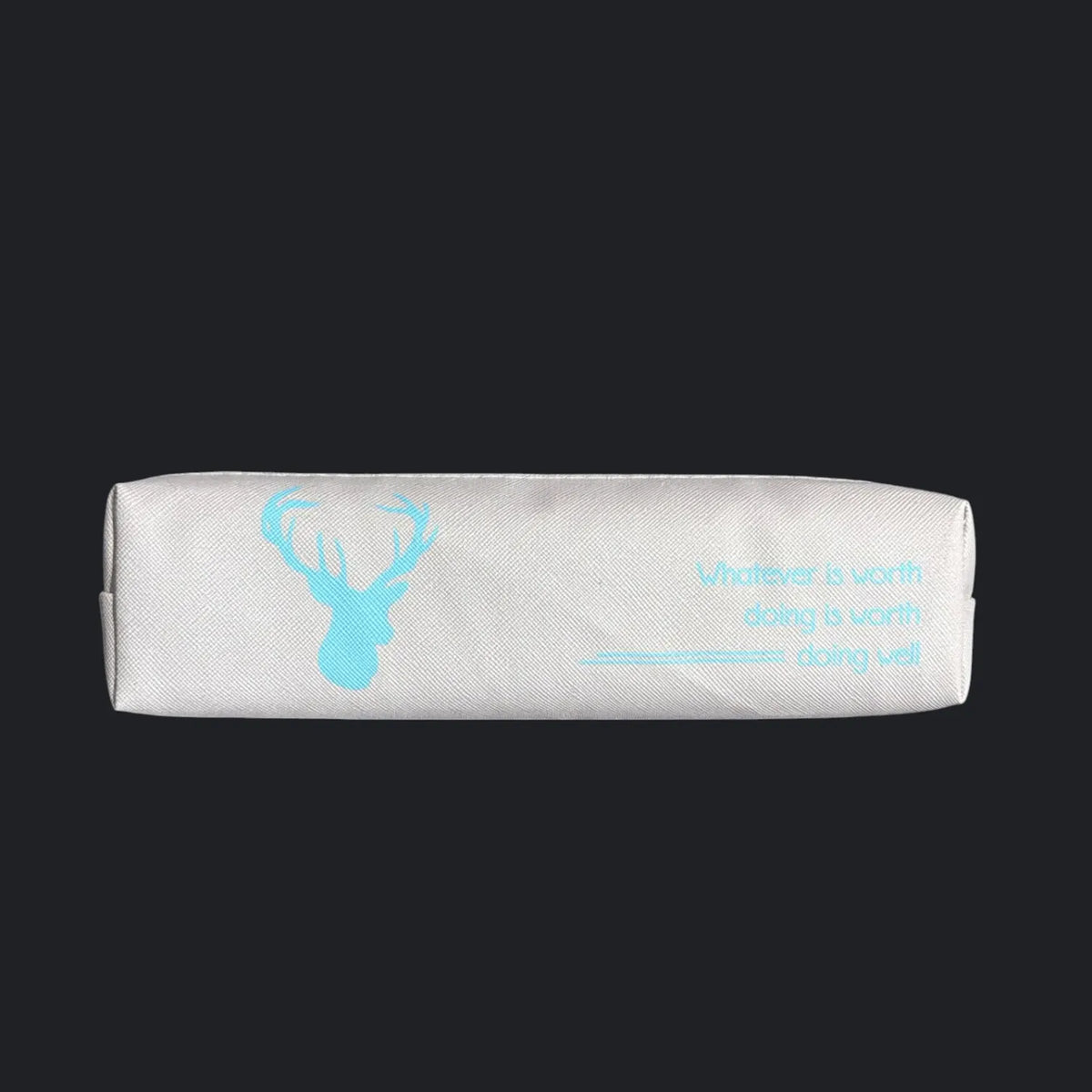 Sleek Zipper Stationery Pencil Pouch