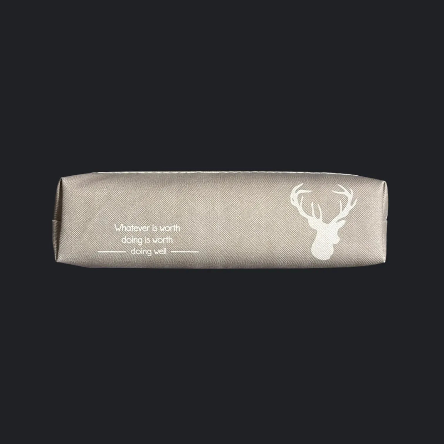 Sleek Zipper Stationery Pencil Pouch