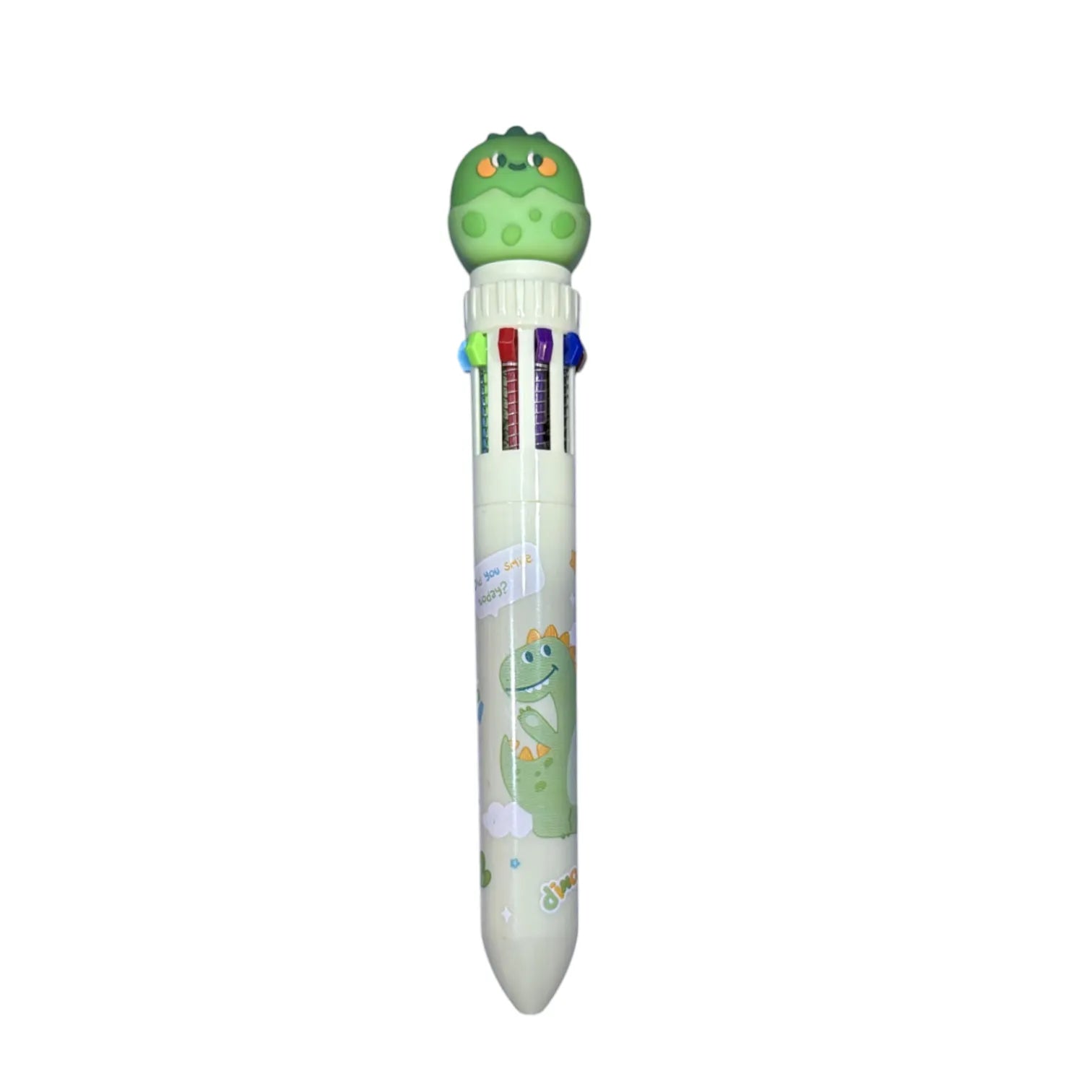 Kawaii 10-in-1 Multicolor Ballpoint Shuttle Pen