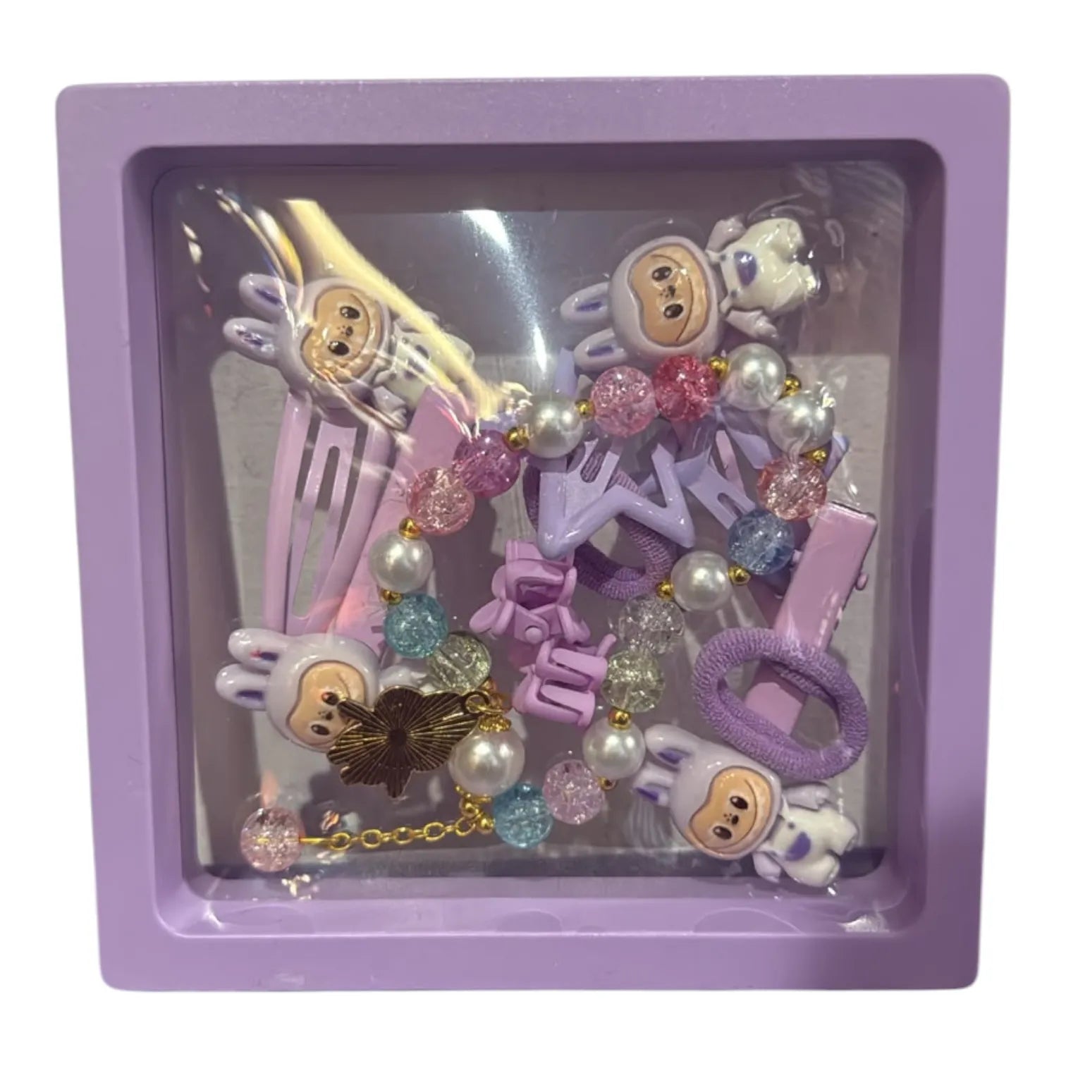 Labubu The Monsters Pastel Hair Accessories Set