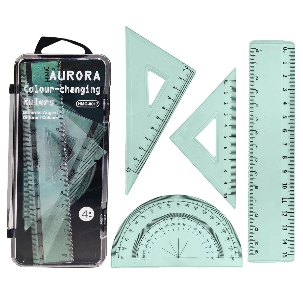 Aurora Color-Changing Geometry Ruler